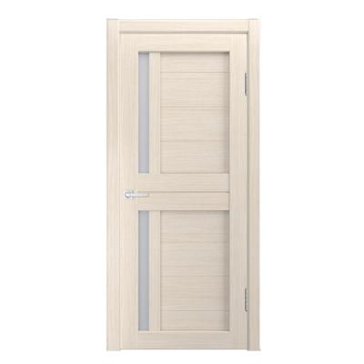 Дверь межкомнатная остекленная NP 1 Лиственница светлая матовое остекление ширина 700мм